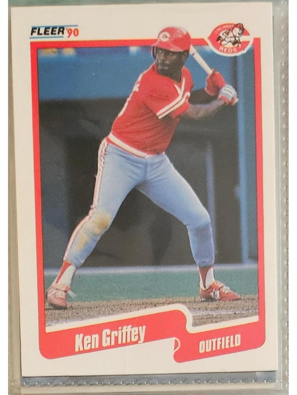 1990 FLEER KEN GRIFFEY SR. #420 BASEBALL CARD